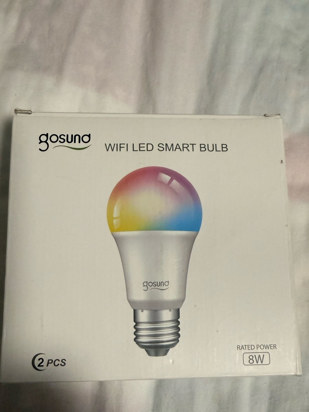 Light Bulbs set of 2 WiFi LED Smart Bulb - Multicolor RGB